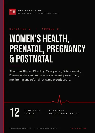 Women's Health, Prenatal, Pregnancy & Postnatal module cover